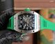 Replica Richard Mille RM010 AG TI Men Watches Titanium & Green Rubber Strap (11)_th.jpg